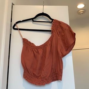 Cotton Candy LA one shoulder tank